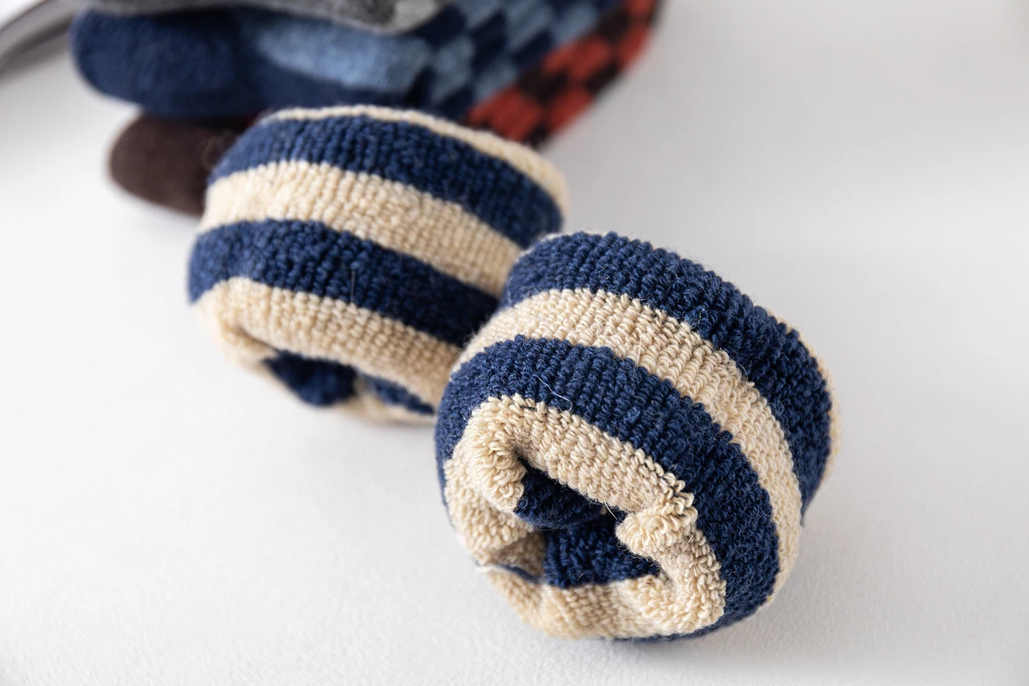 Fashion High Quality Winter Wool Super Thick Socks Man Winter Warm Thermal Thick Socks Men Casual Striped Wool Hosiery 5 Pairs