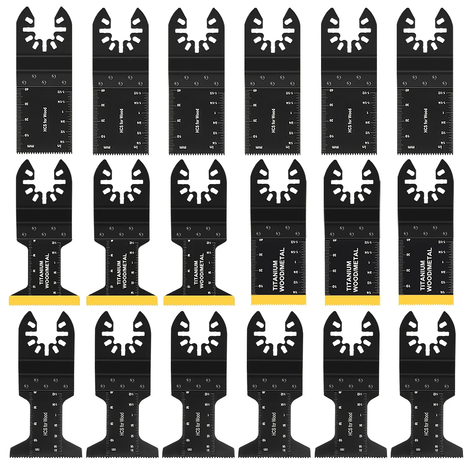 8/18 шт. Осциллирующие титановые Лезвия для резки металла