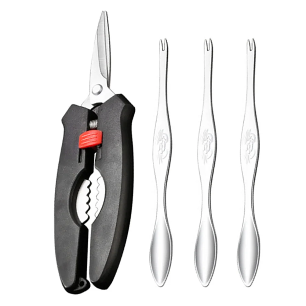 

Crableg Tools Lobster Eating Toolseafood Scissor Scissors Opener Picks Forks Sheller Set Nutcracker Walnut Claw Pecan Nut