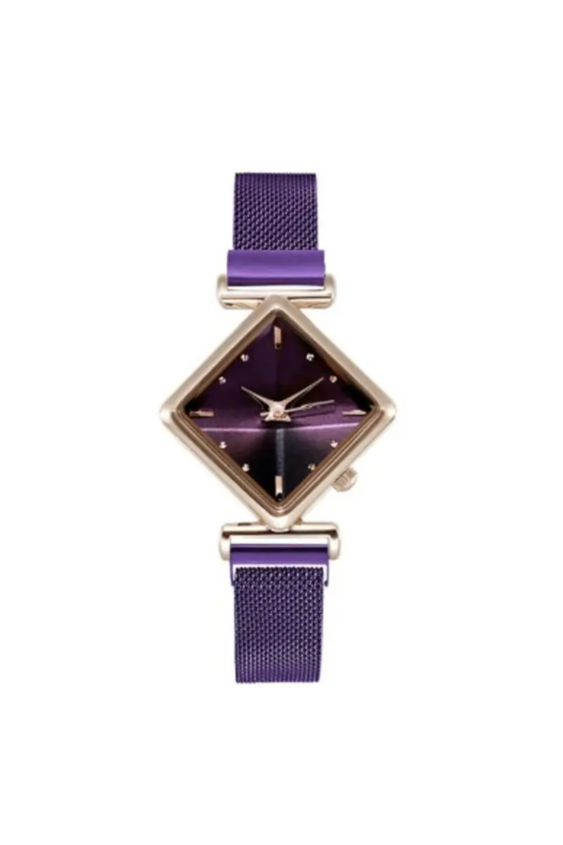 

Women square luxury Quartz magnet buckle gradient color watches Stylish Clothing Quartz Wristwatch