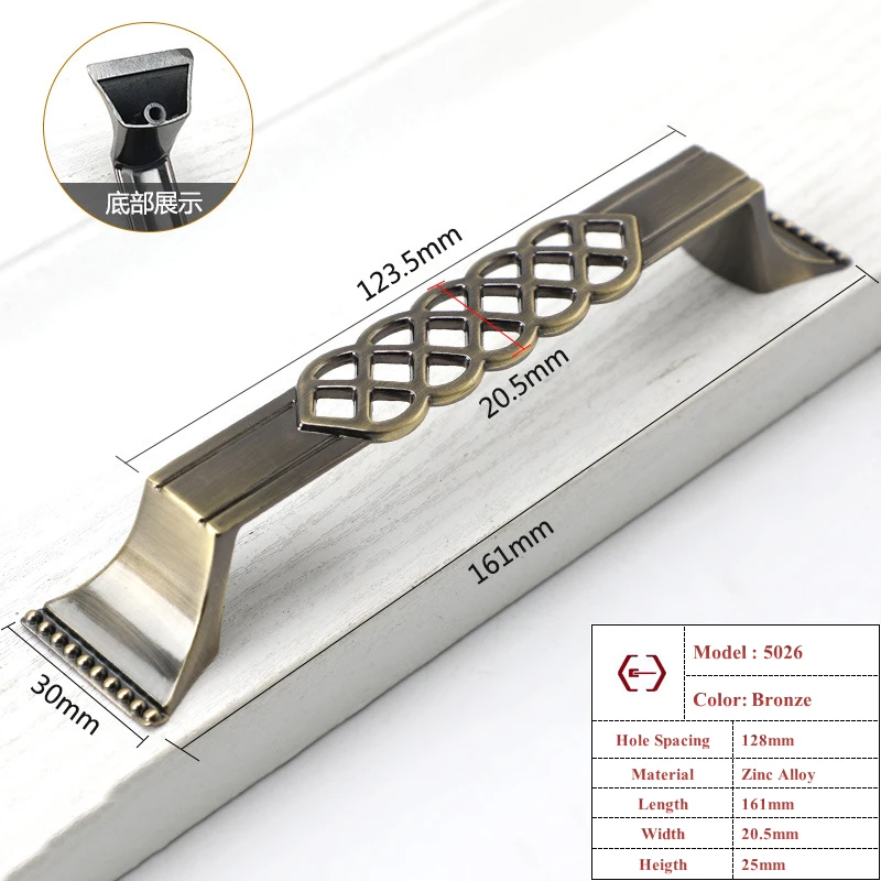 

Ручки для шкафов LSTABAN винтажные бронзовые из цинкового сплава