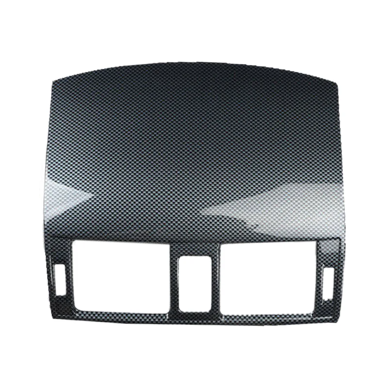 

Автомобильная консоль из углеродного волокна, Крышка вентиляционного отверстия, отделка, подходит для Toyota Corolla 2007-2013