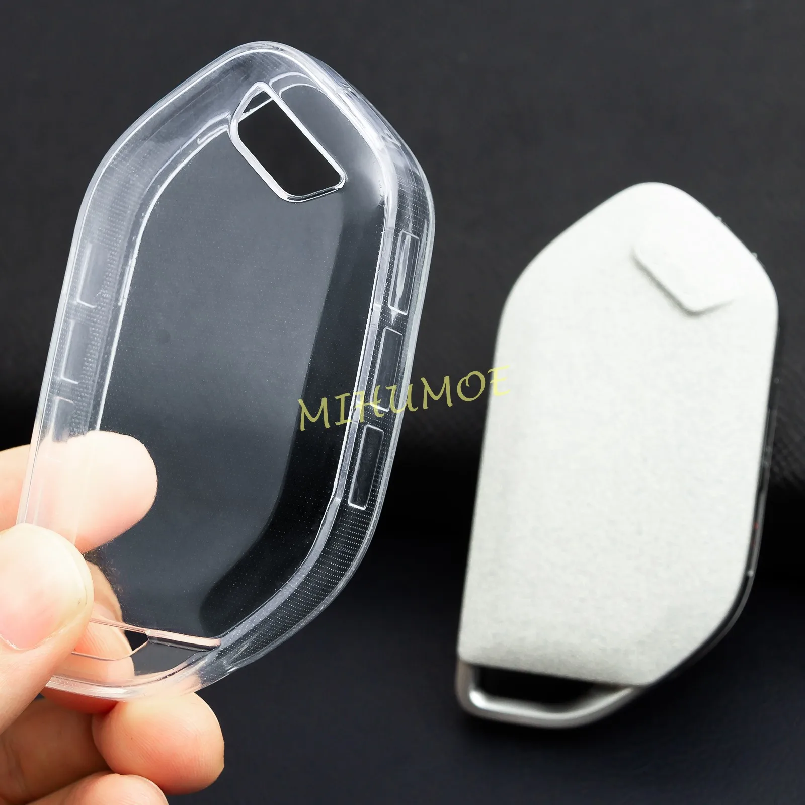 

Для Kia Telluride EV3 EV5 EV9 K3 K4 K5 Carnival Sorento Picanto 2024 2025 2026 Прозрачный автомобильный брелок для ключей Защитная сумка