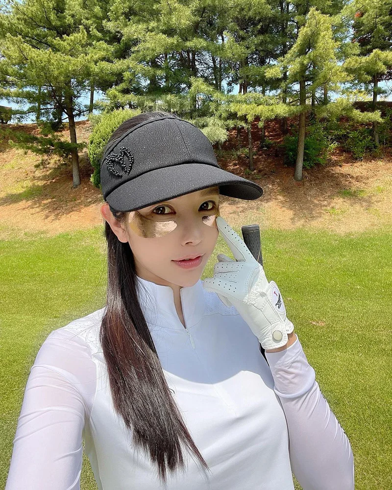 

Summer golf long-sleeved sunscreen women's thin new POLO shirt jersey quick-drying material golf casual T-shirt breathable