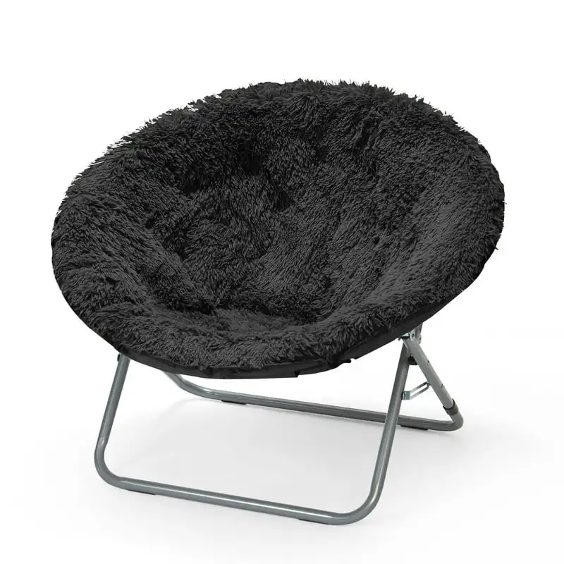 

Faux Fur Chair, Black
