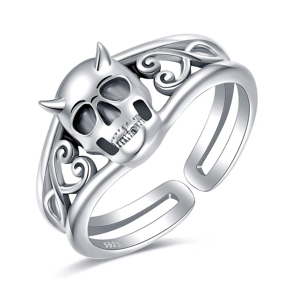 

Кольцо женское/Мужское регулируемое в стиле хип-хоп