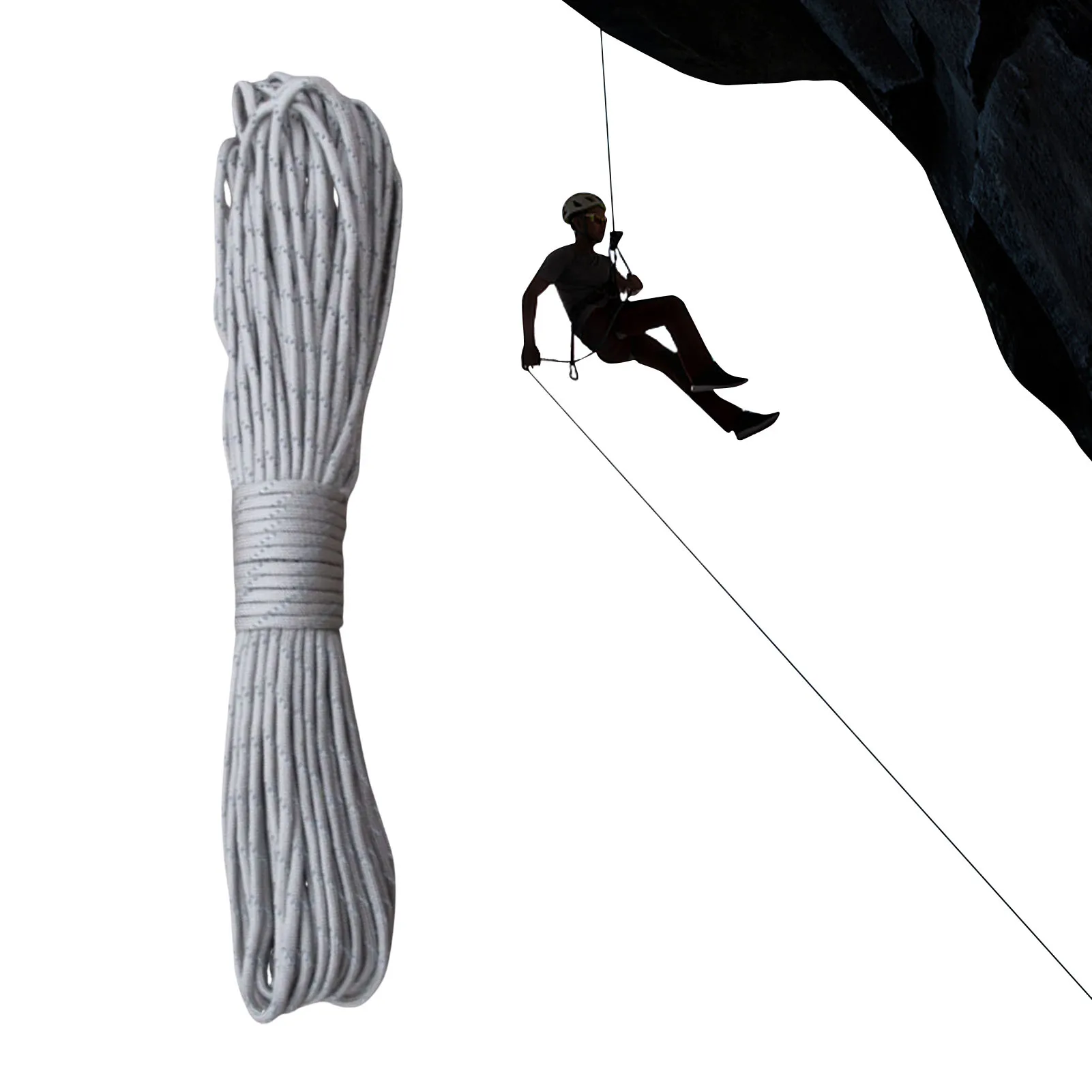 

Парашютный шнур 100 футов, веревка для палатки, веревка для кемпинга на открытом воздухе, Паракорд для пешего туризма, выживания, яркие аксесс...