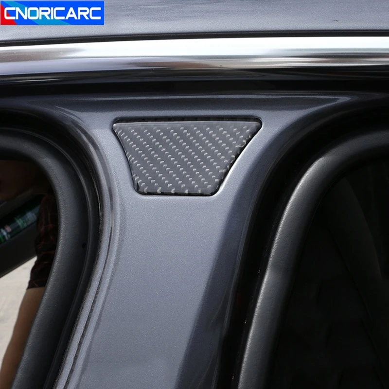 

Soft Carbon Fiber Car Styling Center Pillar Groove Decorative Sticker Trim For BMW 3 Series E90 2005-2012 Interior Accessories