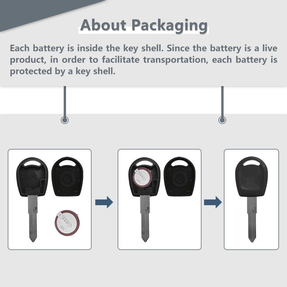 Оригинальная старая/Новая модель XNRKEY VL2020 перезаряжаемая литиевая батарея для