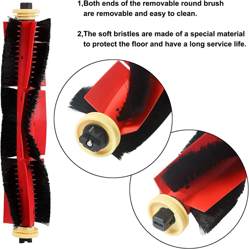 Запчасти для пылесоса Xiaomi Roborock S6 S60 S65 S5 Max T6 основная боковая щетка фильтр НЕРА