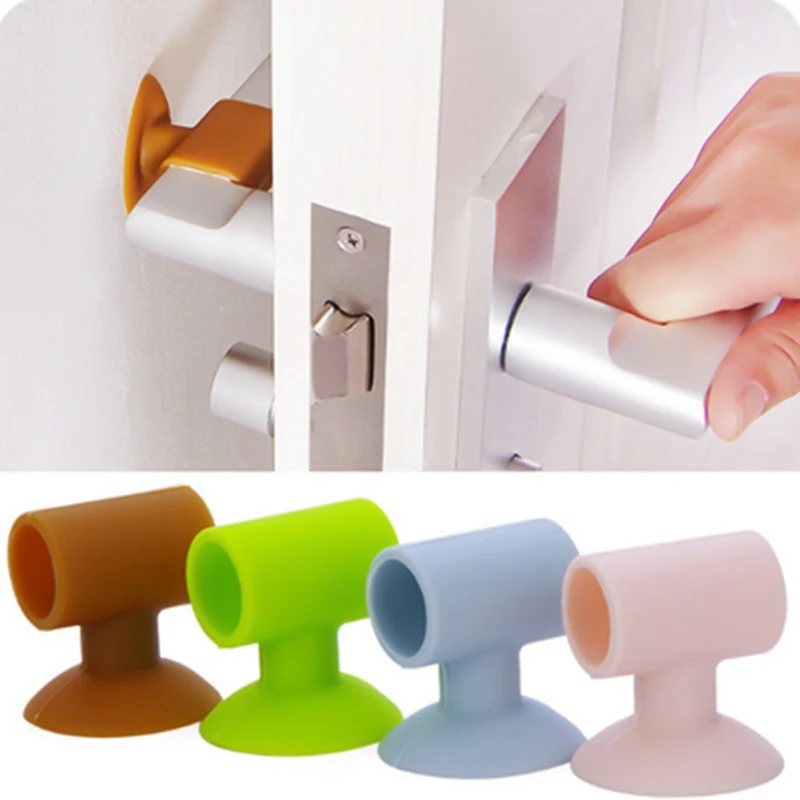 

1 Pc After Wall Thickening Mute Sucker Rubber Handle Lock Protective Pad Protection Home Decoration Accessories