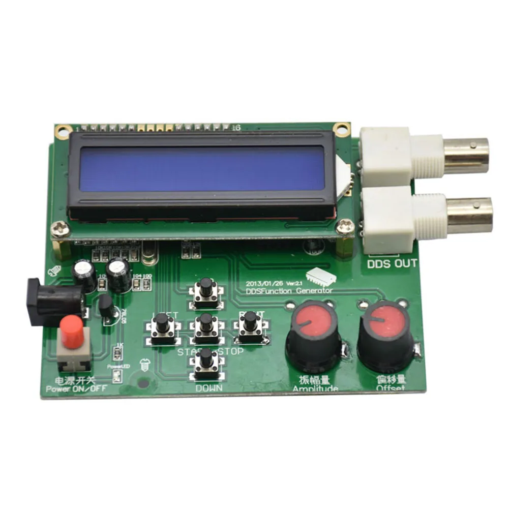 Модуль Генератора Сигналов DDS DIY Kit Синусоидальный Квадратный Пилообразный