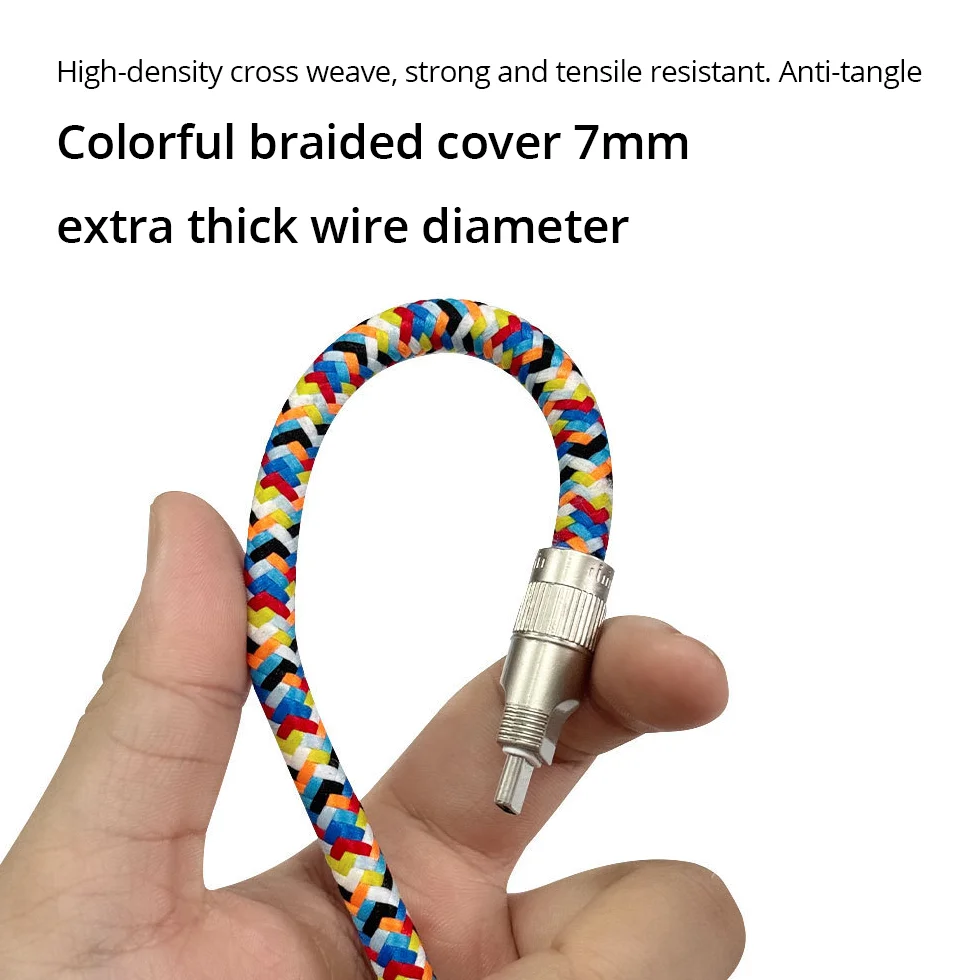 Ремешок для мобильного телефона Bonola кабель USB C к цветная плетеная линия зарядки