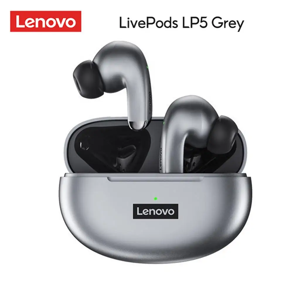 Lenovo LP5 Mini Bluetooth Earphone 9D Stereo Waterproof Wireless Earbuds For IPhone 13 Xiaomi Bluetooth Headphones With Mic New