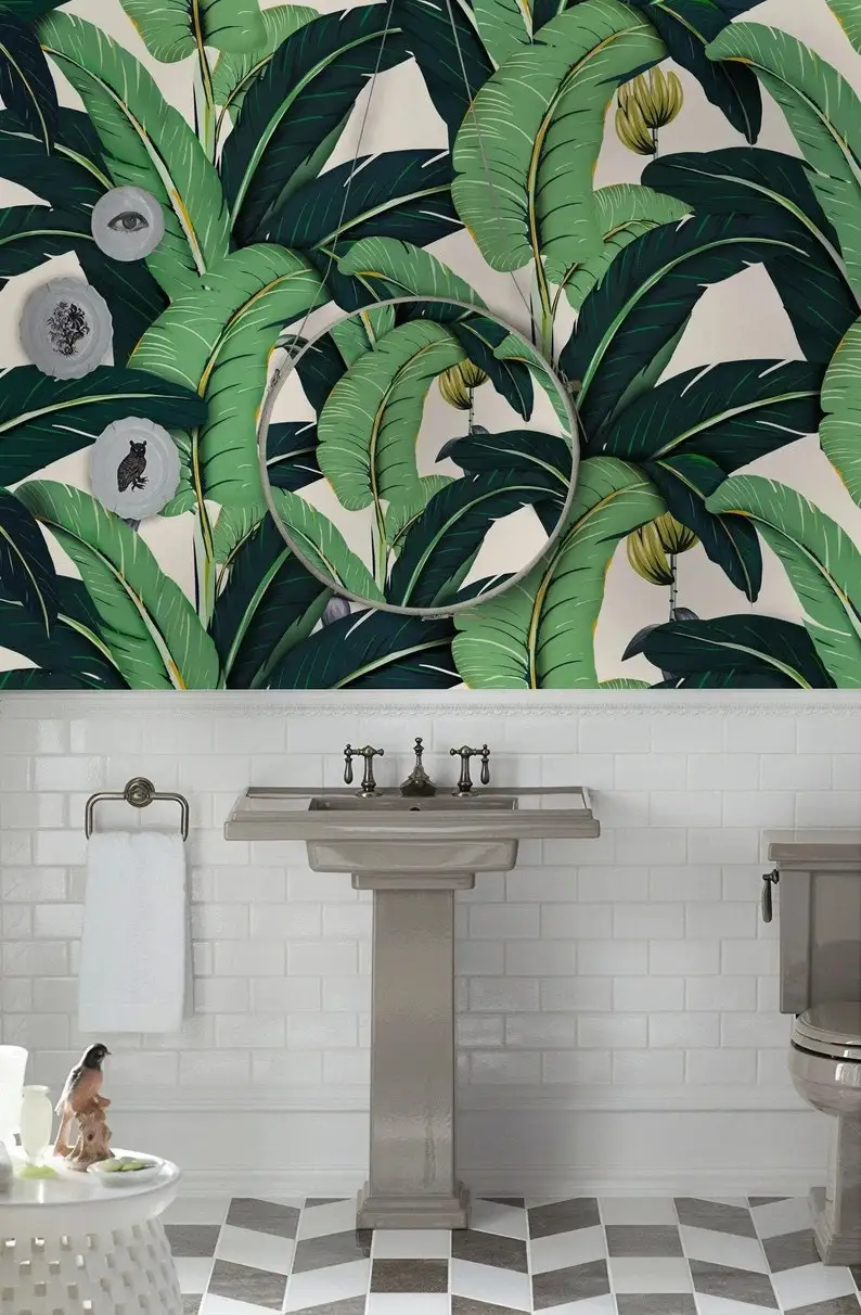 

Banana Leaf Wallpaper Peel and Stick