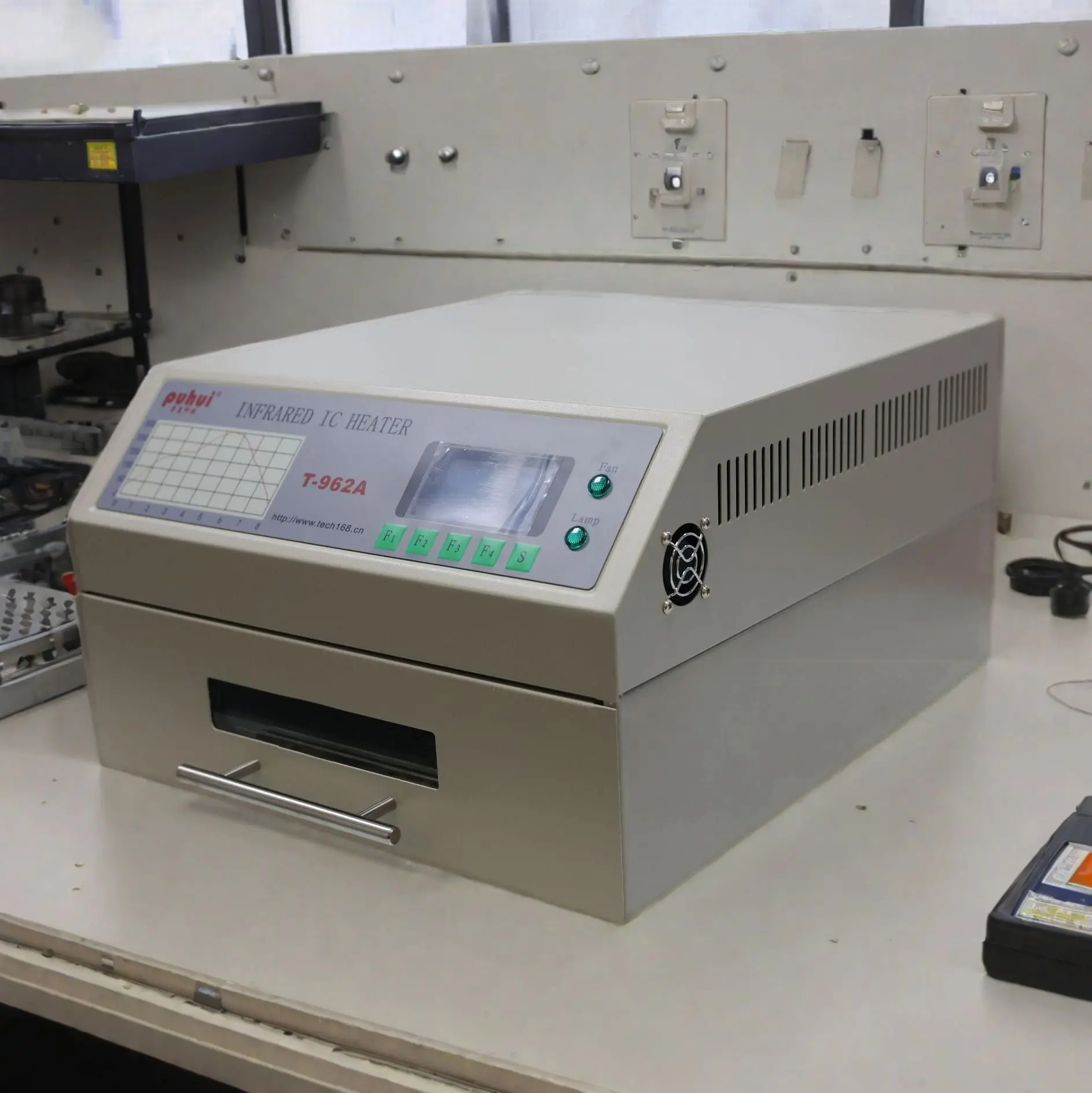 PUHUI T-962A инфракрасный IC НАГРЕВАТЕЛЬ T962A духовка для заправки BGA SMD SMT наладочная