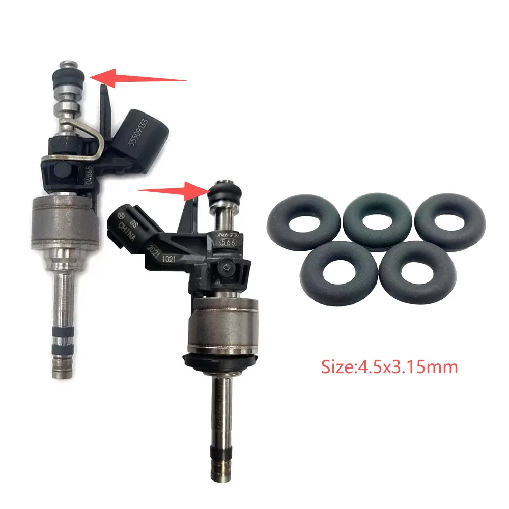 

50/100/500 шт. ремонтный комплект топливной форсунки GDI ORing 4,5*3,15 мм 21125 для Geely для Chevrolet Buick 55515113 55509133