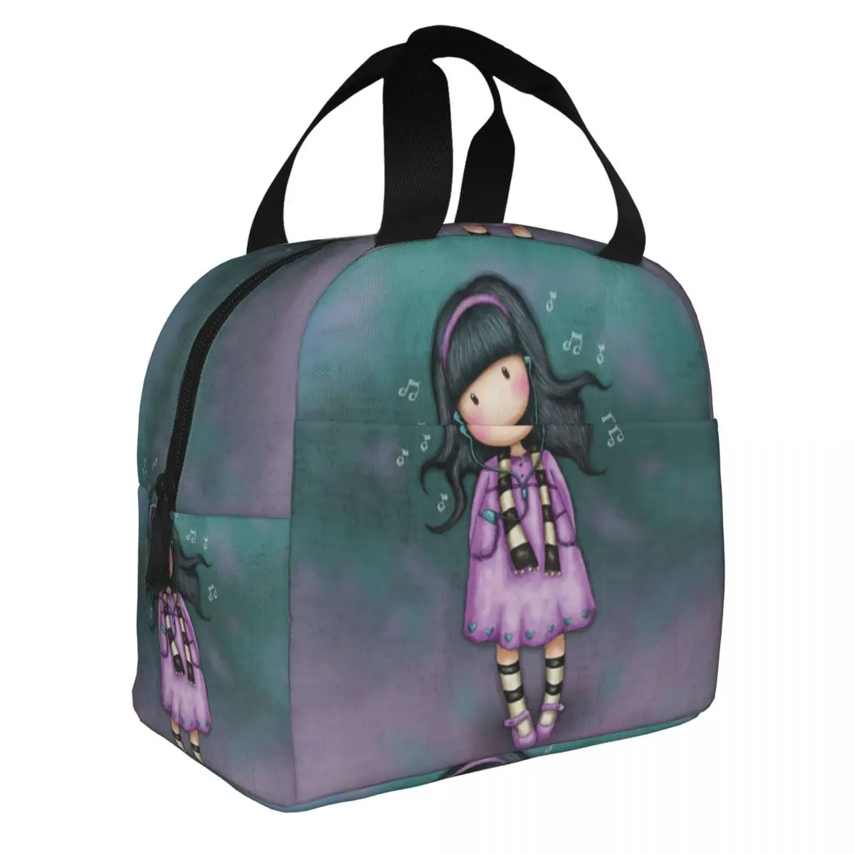 Теплоизолированная сумка для ланча кукол Санторо Gorjuss вместительный контейнер