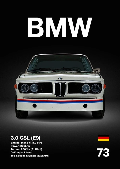 

BMW автомобильные постеры на холсте