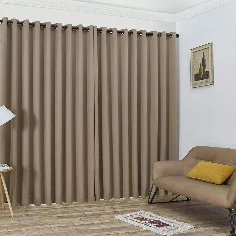 

Extra Large, Extra Wide Brown Taupe Color Floor-To-Ceiling 108