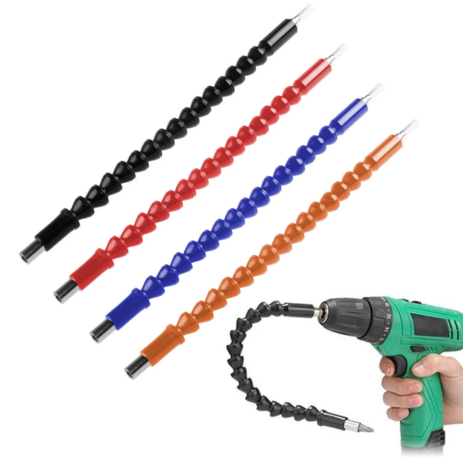 

Flexible Shaft Drill Bit Extension Holder Link for Electronic Drill Hex Screwdriver Soft Shafts Driver Extend Rod Impact Tool