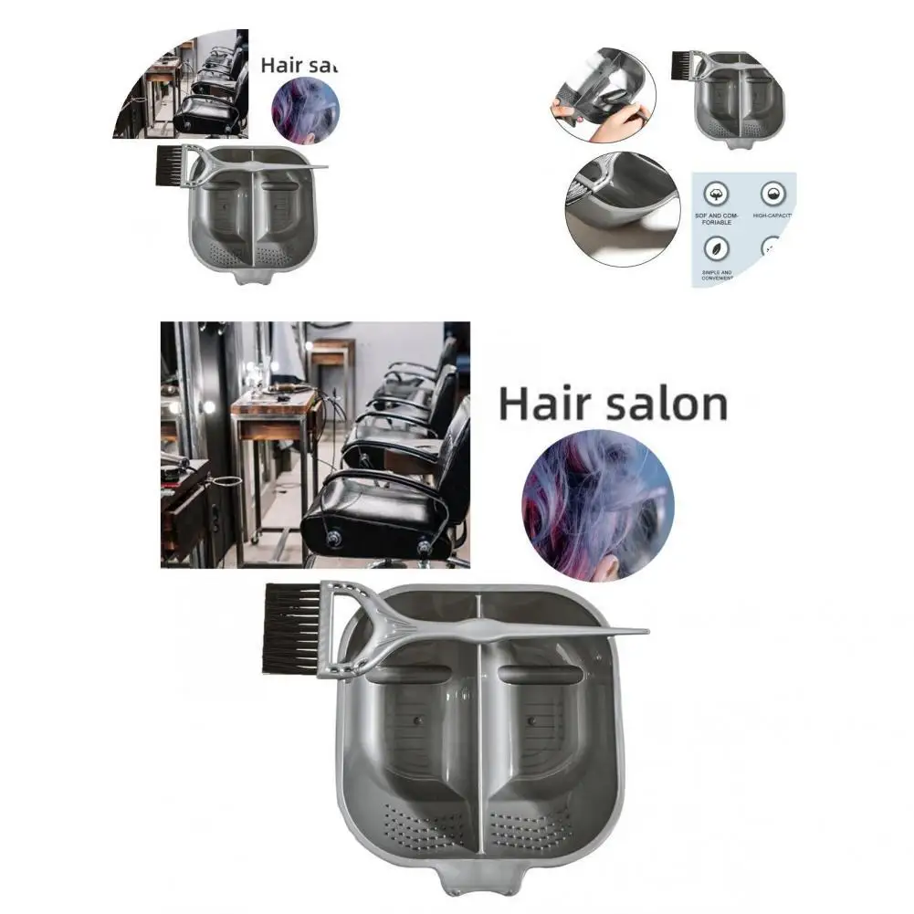 

2 шт./компл. щетка для краски волос безопасная миска для смешивания краски для волос Набор для цветного оттенка износостойкая для сухой и вла...