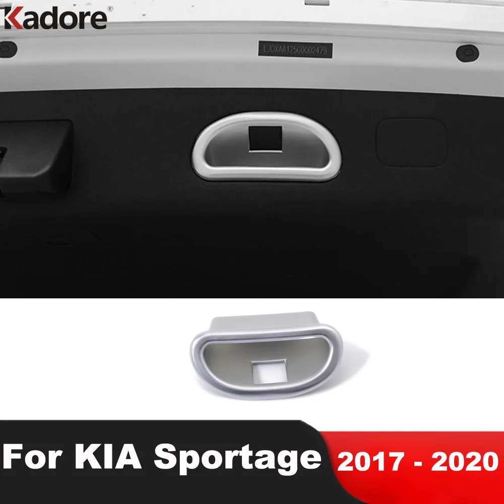 Задняя дверная ручка багажника крышка чаши рамка для KIA Sportage 2017 2018 2019 2020 матовая