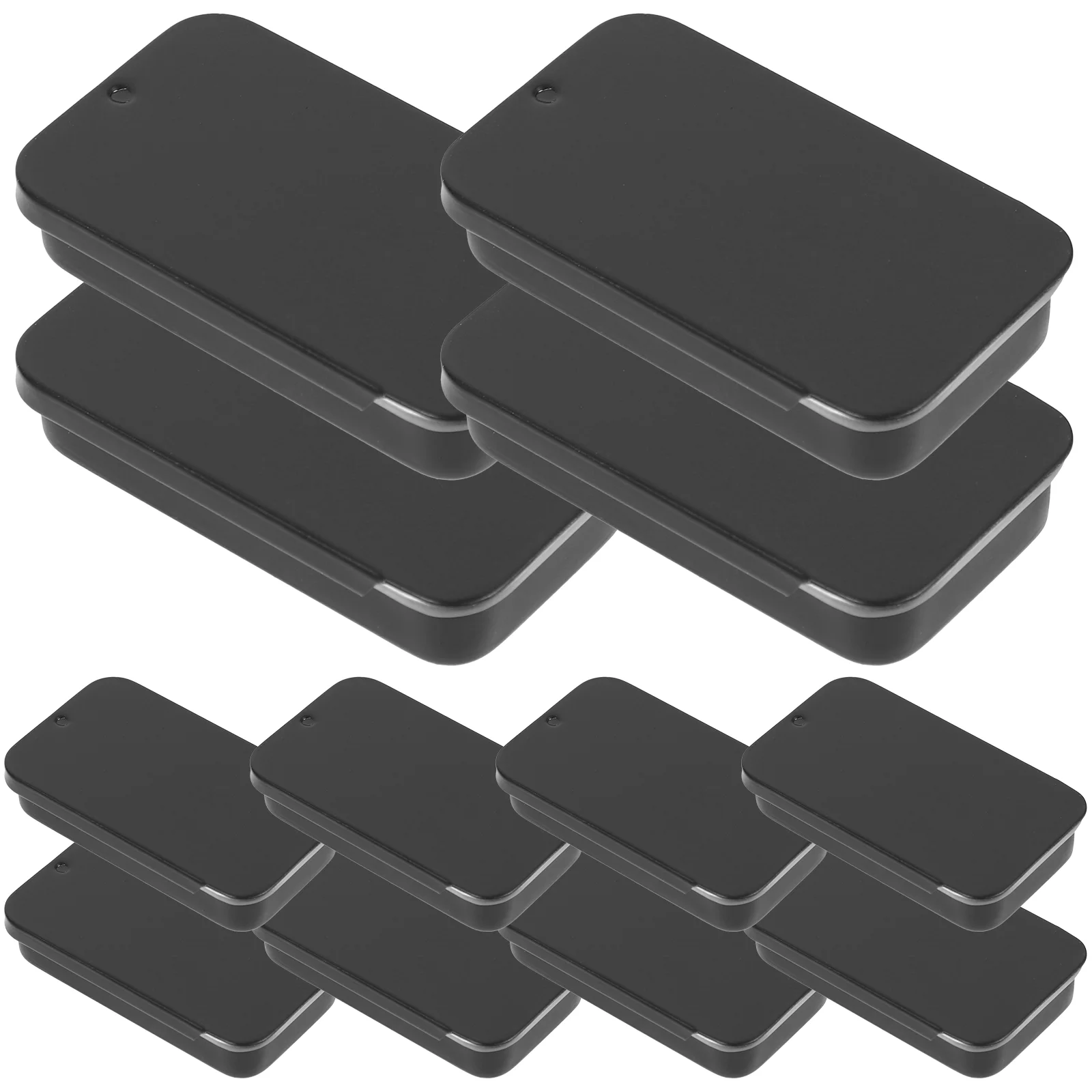 12 шт. жестяная коробка прозрачная банка для конфет портативные маленькие коробки