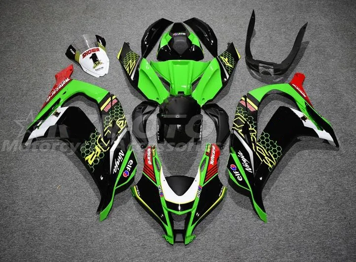 

Стильные новые комплекты обтекателей из АБС-пластика, подходят для Kawasaki Ninja ZX-10R ZX10R 2016 2017 2018 2019 16 17 18 19, кузов красного и зеленого цвета на зака...