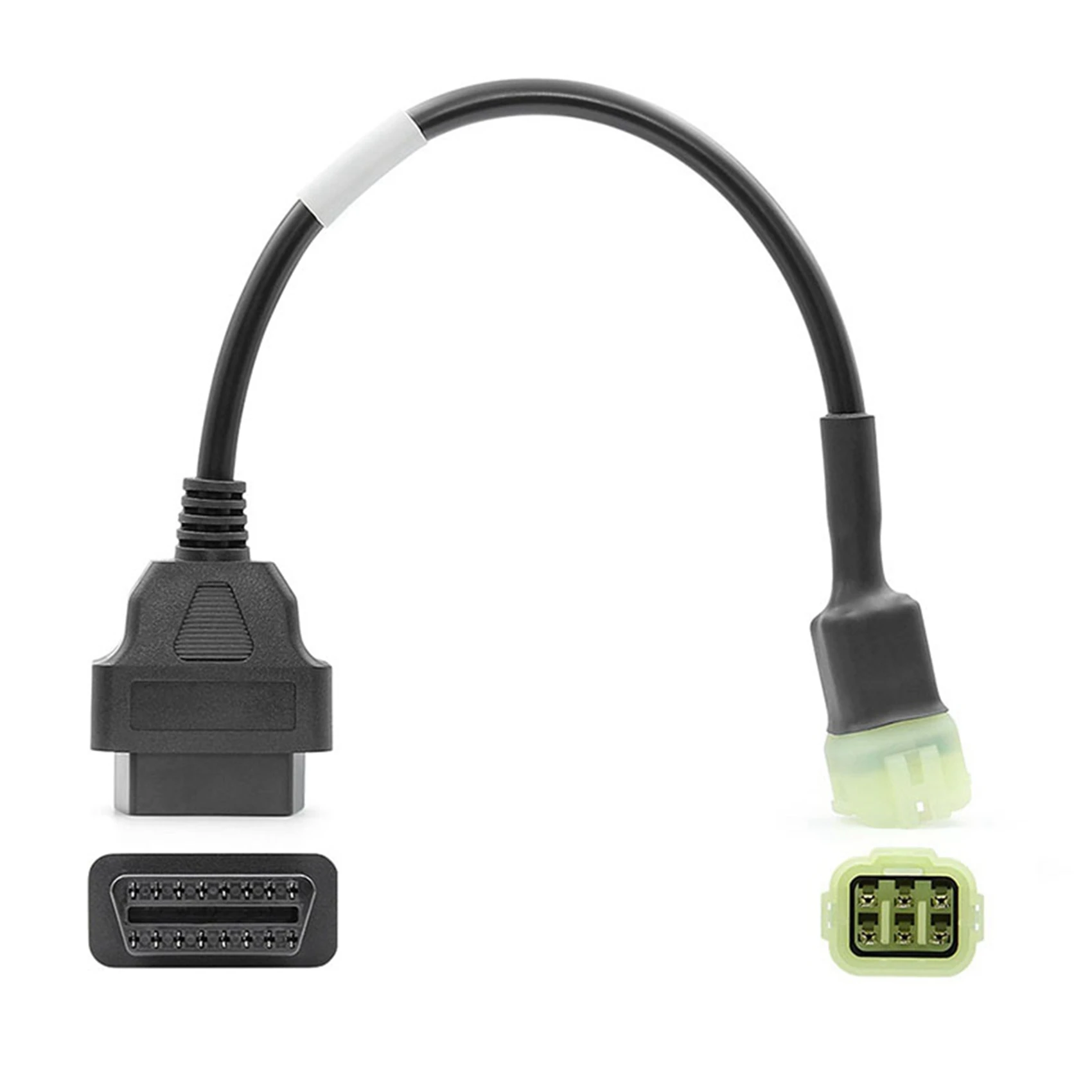 

10X 6 to 16 Pin OBD2 Connectors Diagnostic Tools OBD Extension Cables Adapters for Kawasaki Motorcycle Z Serie