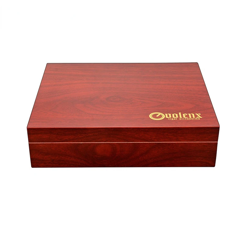 

Матовый хьюмидор из искусственного красного дерева, аксессуары для курения сигар, дорожный хьюмидор маленькой емкости, чехол для сигар