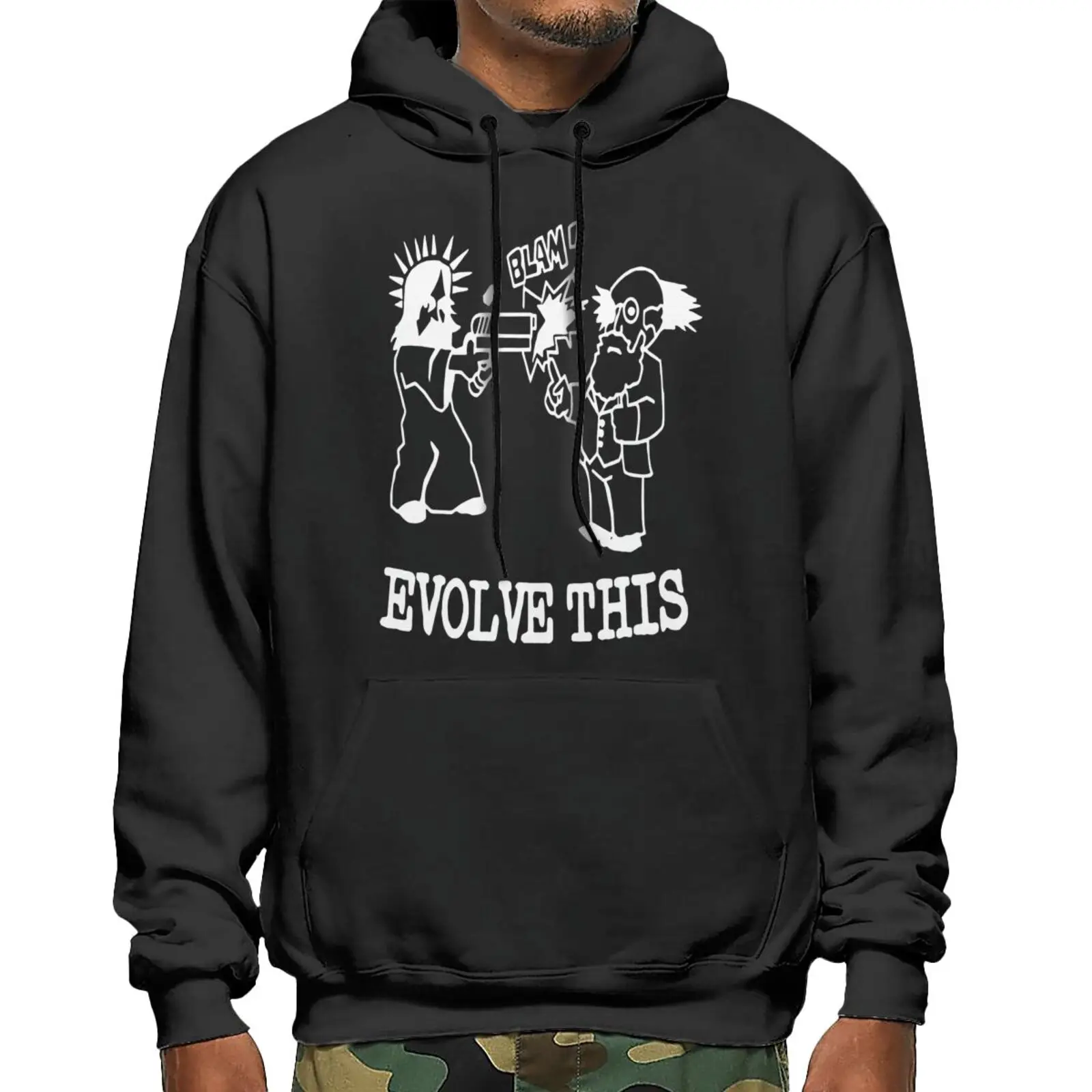 

Jesus And Darwin Evolve This Paul Sweatshirts Hoodies Men's Sweatshirt Clothes For Teenagers Tracksuit Men Women's Jacket Hood