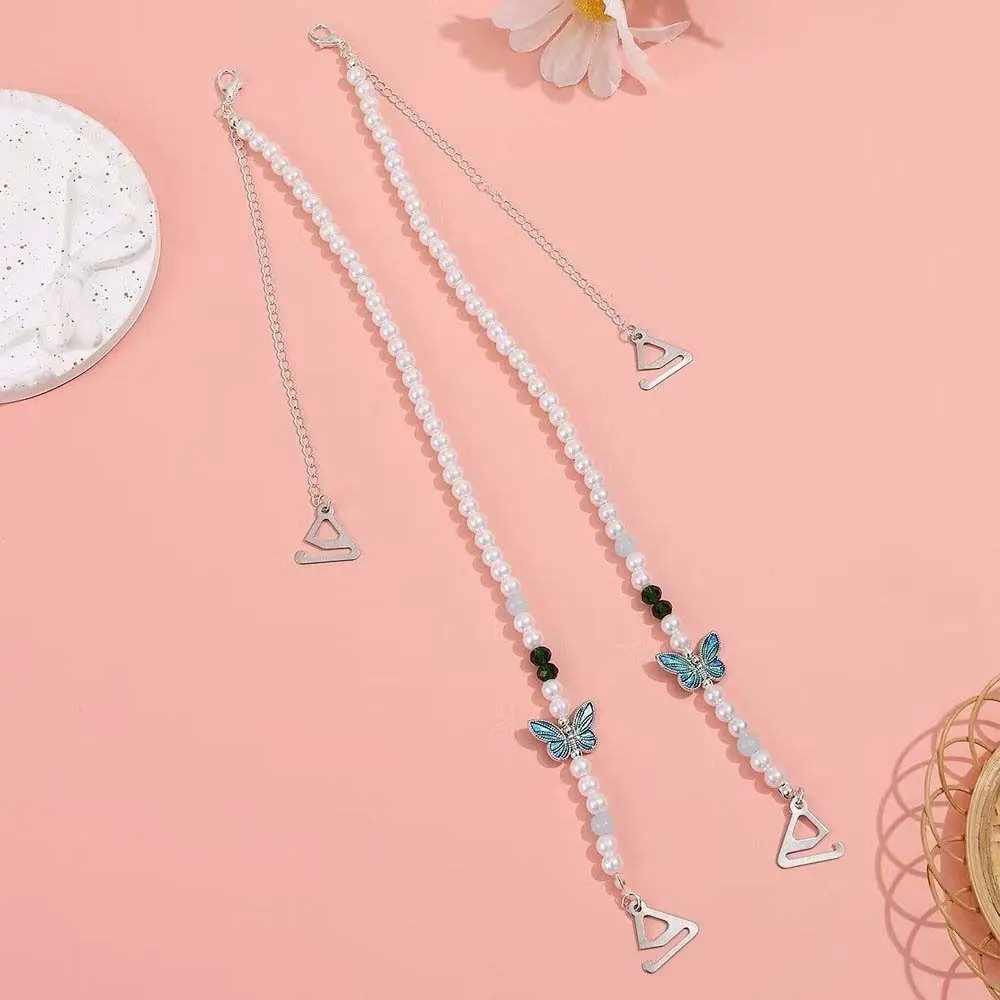 Регулируемые очаровательные нескользящие бретели для нижнего белья с бабочкой и