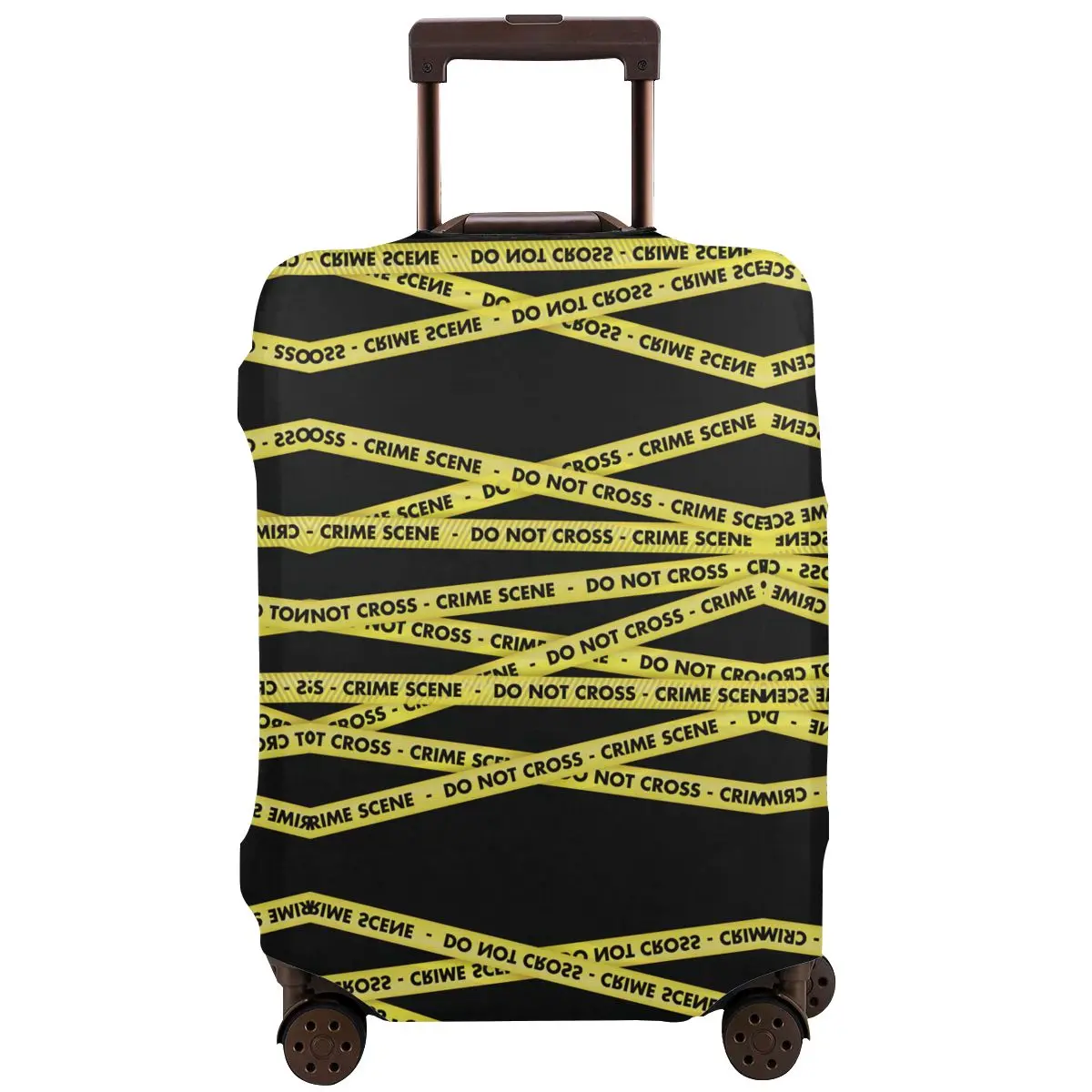 

DO NOT CROSS CRIME SCENE Luggage Protective Case Travel Elastic Zipper Cover Washable Protective Cover Accessories For 18''-32''