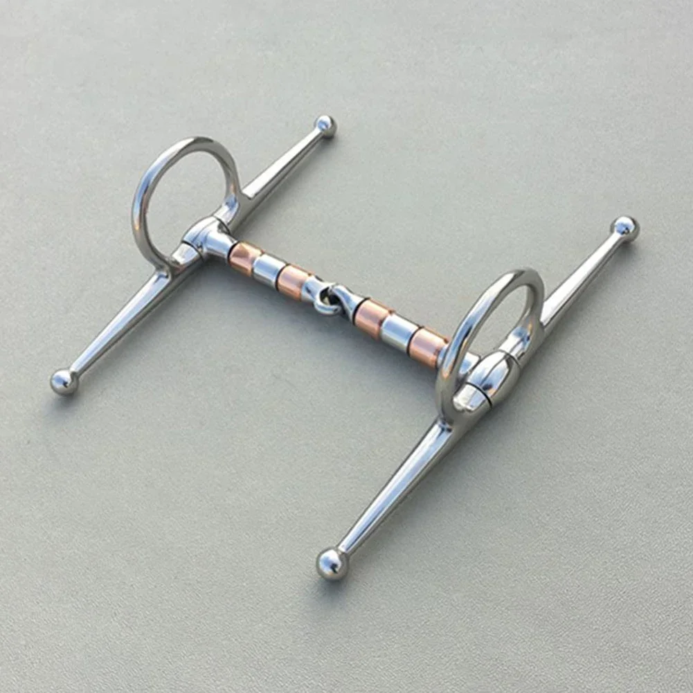 Полная щека конская насадка медный рот функциональная из нержавеющей стали