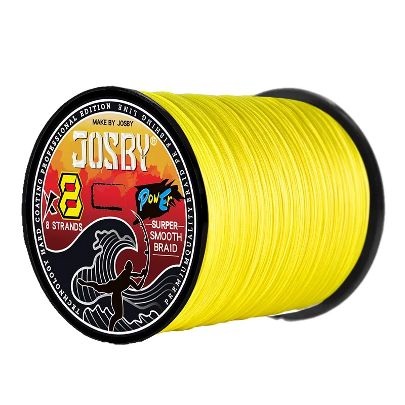 

JOSBY Braided Fishing Line 500M 8 Strand Multifilament Japanese Wire Invisible Speckle Spinning Thread Sea Winder Carp PE Cord