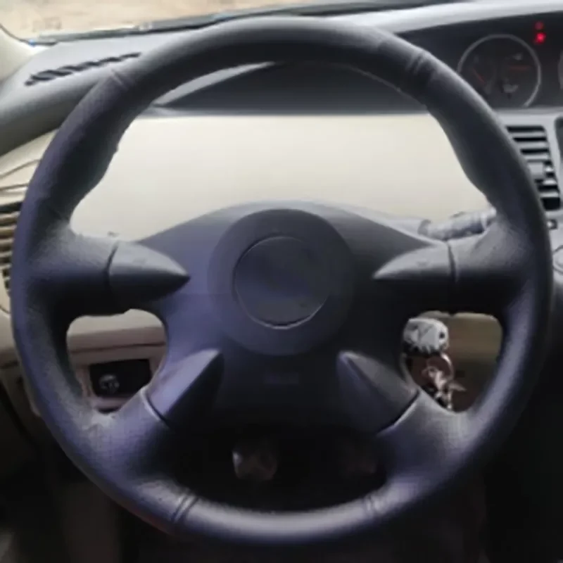 

Car Steering Wheel Cover For Nissan Almera N16 Pathfinder Primera XTrail SM3 Leather Braid For Steering Wheel