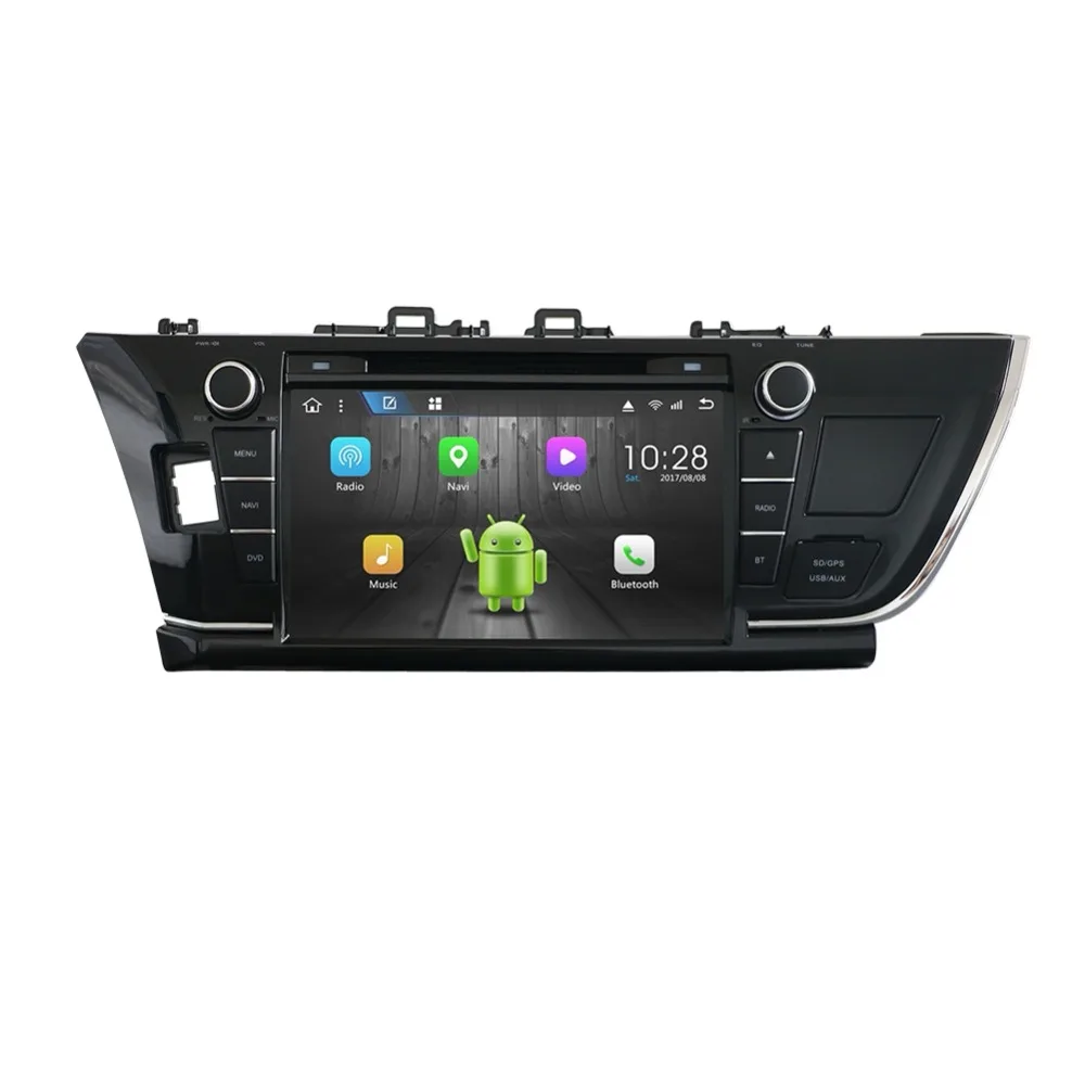 

Автомобильный мультимедийный плеер KLYDE, 4 ядра, 2 Din, 9 дюймов, Android 10,0, с DVD, радио, 2 + 32 ГБ, 2013*1024, GPS, BT, для TOYOTA Corolla 600