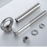 1pcs m6 m8 m10 m12 304 stainless steel expansion screw hook universal ring expansion bolt with ring swing hook
