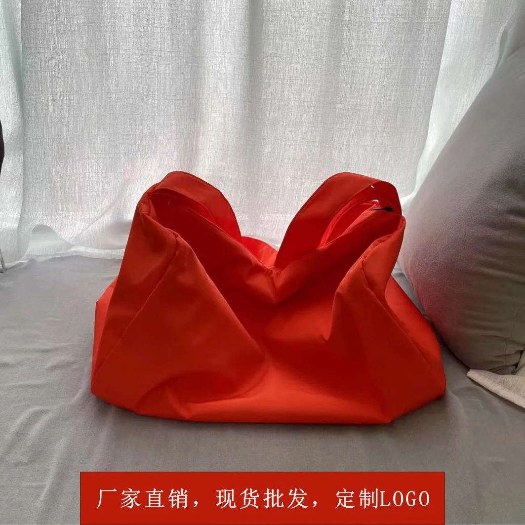 Ladies Messenger Bag Large Capacity Shopping Bag Women Girls Solid Color Yoga Fitness Travel Sport Shoulder Bag Handbags Stroage