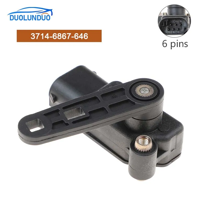 

Новый 6-контактный датчик уровня высоты 3714-6867-646 для BMW I3 X1 X2 X3 X4 X5 X6 X7 37146867646