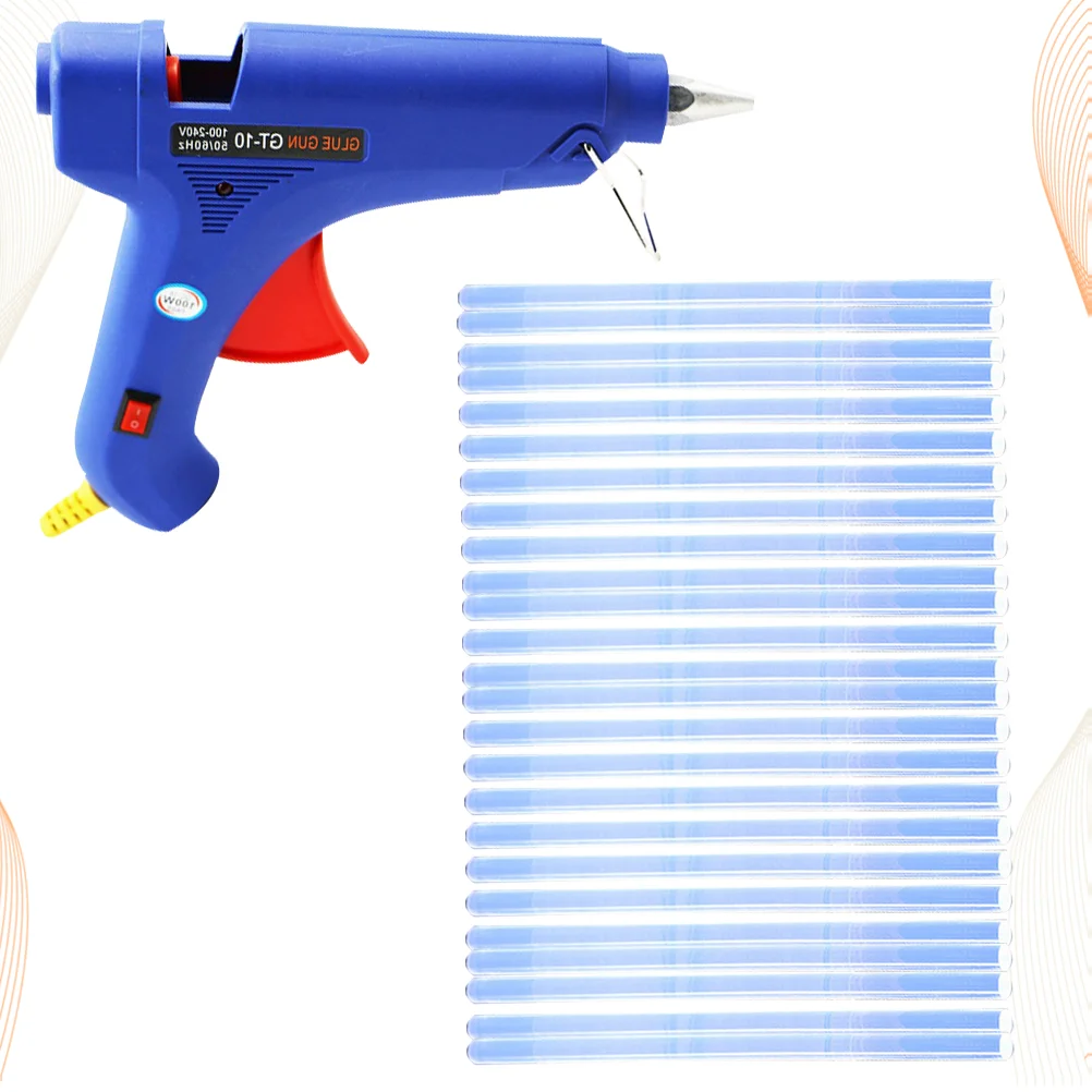 

1 Set of Durable 100W Hot Glue Sprayer Tool Kit with 25Pcs 11MM Transparent Hot Glue Sticks for DIY Small Craft and Quick