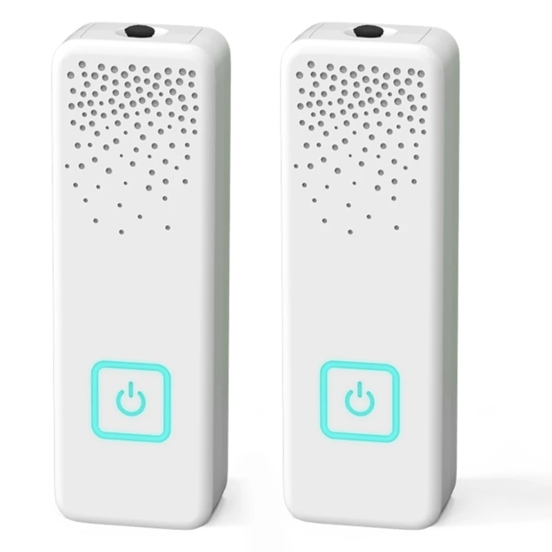 

Air Purifier Necklace Negative Ion With Clips USB For PM 2.5 2Pcs