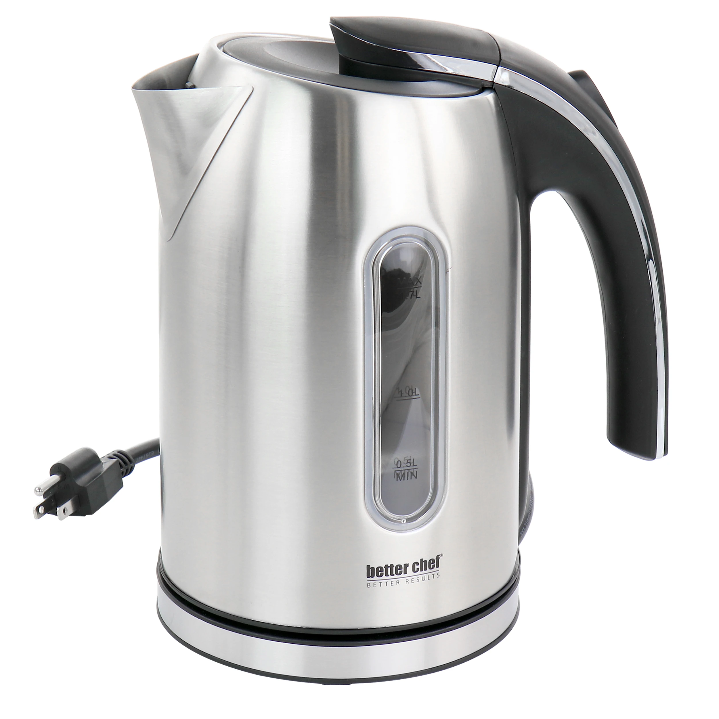 

1.7 Liter 360 Degree Stainless Steel Cordless Electric Kettle portable water boiler Teapot For Home