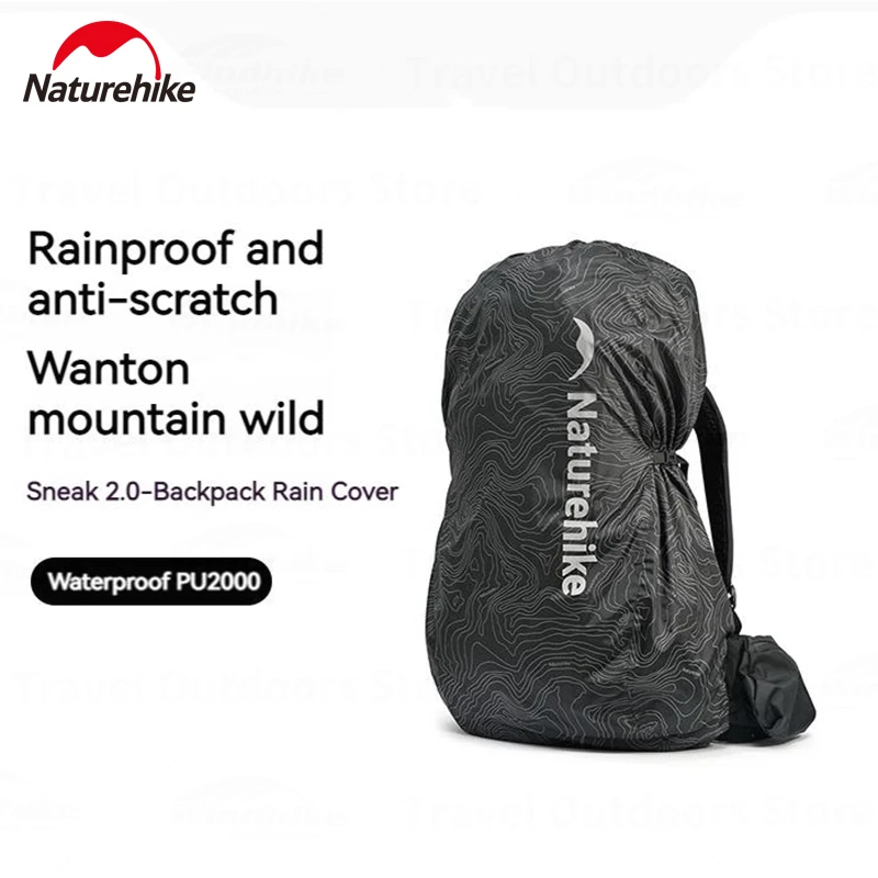 Водонепроницаемый рюкзак Naturehike tpu2000 мм 30-60 л походные вещевые сумки дождевик