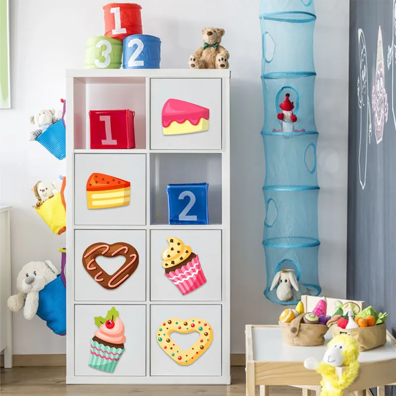 Съемная настенная наклейка из ПВХ для холодильника DIY декоративная десертная