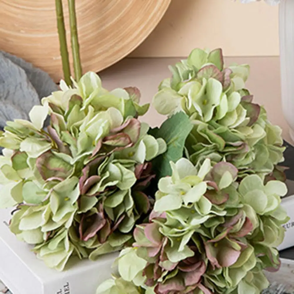 

Beautiful Non-fading Realistic Wedding Bouquet Simulation Hydrangea Home Decor Fake Flower Artificial Hydrangea Flower