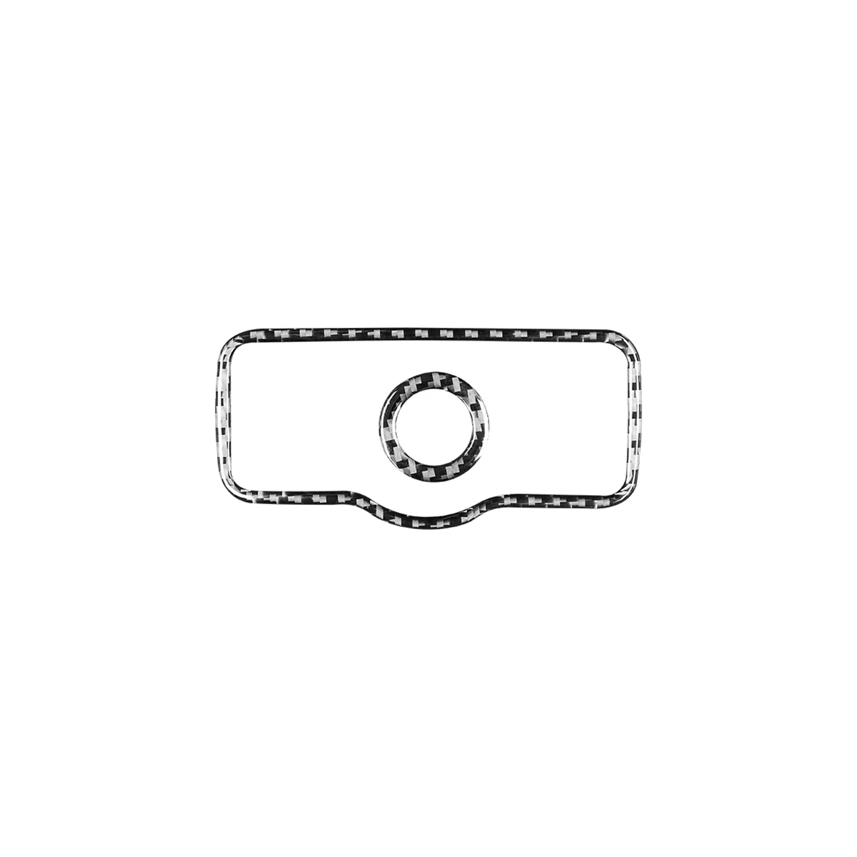 

Для Mercedes Benz B GLB Cl W247 2020-2023, карбоновая рамка переключателя автомобильной фары, декоративная отделка панели