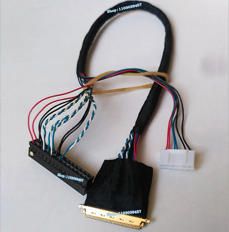 0,5 Шаг 40Pin Φ 20453-040T 1ch 6bit LVDS Screen Cable Line 40P I-PEX 20455-040E Lcd Screen Line Cable 40Pin I-PEX Single 6