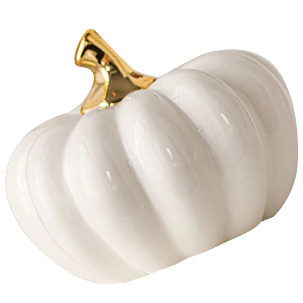 

Ceramic Pumpkin Small Ceramic Pumpkin Decoration Photo Prop Desktop Adornment